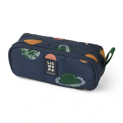 Abbildung von Liewood Andrey Pencil CASE Unisex Federmäppchen für Kinder, Größe: One Size, Classic navy