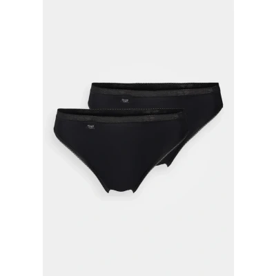 Abbildung von Sloggi 2 PACK Slip, Damen, Größe: 38, Black