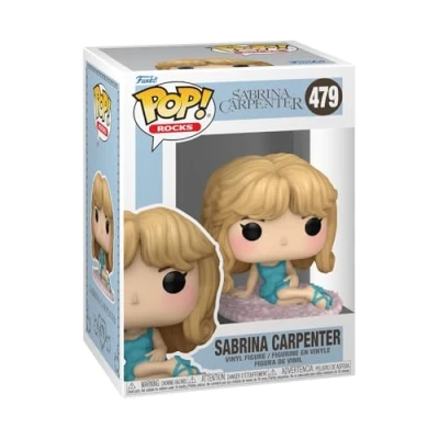 Abbildung von Funko Pop! Rocks: Sabrina Carpenter (Night Gown) Vinyl Sammelfigur Geschenkidee Offizielle Handelswaren Spielzeug Für Kinder und Erwachsene Music Fans Modellfigur Sammler