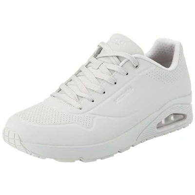 Abbildung von Skechers Herren UNO Stand on Air Sneaker, Steingraues Durabuck Mesh, 41.5 EU