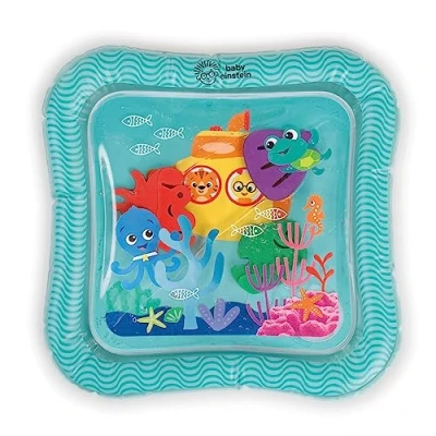 Abbildung von Baby Einstein Ocean Explorers Sensory Splash, Wassermatte, für die Bauchzeit oder zum Spielen im Sitzen, Alter 0 36 Monate