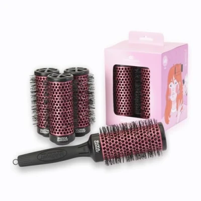 Abbildung von Olivia Garden Multibrush Curlers Kit 4 Aufsätze &amp; 1 abnehmbarer Griff Größe 45 Perfekt für Locken und Volumen
