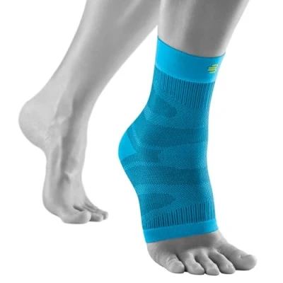 Abbildung von BAUERFEIND Sleeve für dein Sprunggelenk „Sports Compression Ankle Support“, 1 Unisex Sprunggelenkbandage mit Kompression, Knöchelschutz Laufen, Fitness und Ballsportarten, Rechts &amp; Links tragbar