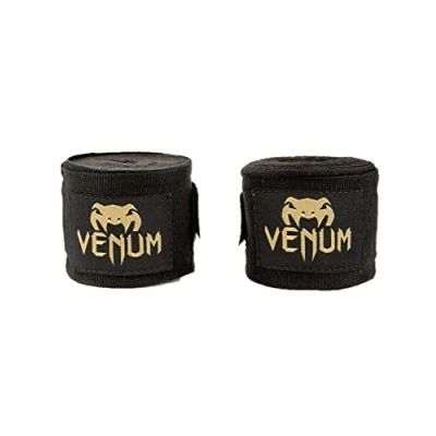 Abbildung von Venum Kontakt Boxbandagen Schwarz/Gold 2.5 M