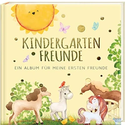 Abbildung von Kindergartenfreunde PFERDE: ein Album für meine ersten Freunde (Freundebuch Kindergarten 3 Jahre) PAPERISH®