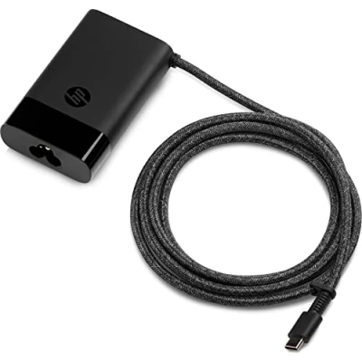 Abbildung von HP USB C Ladekabel für Laptops, Tablets &amp; Smartphones, 65W, 180 cm Kabellänge, schwarz
