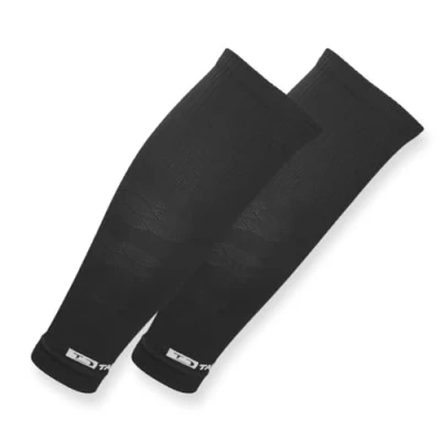 Abbildung von Tapedesign &quot;TUBES PRO 1 Paar Fußball Stutzen (ohne Socken) Schwarz für Damen, Herren &amp; Kinder Fussball Sleeves Schienbeinschoner Knie lang Strümpfe (One Size)