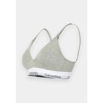 Abbildung von Calvin Klein Underwear Maternity BRA Triangel BH, Damen, Größe: Small, Grey heather