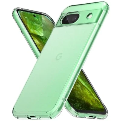 Abbildung von Ringke Fusion Case Kompatibel mit Google Pixel 8a Hülle, Kratzfest Mattierte Rückseite Anti Fingerabdruck Handyhülle für (2024) Matte Clear