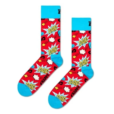 Abbildung von Happy Socks Herren Dad Socken, Mehrfarbig (Multicolour 400), 7/10 (Herstellergröße: 41 46)