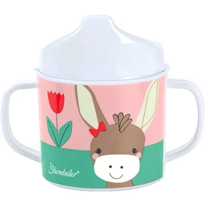 Abbildung von Sterntaler Henkeltasse/Trinklernbecher Esel Emmily, grün rosa