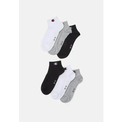 Abbildung von Champion Quarter Socks 6 PACK Unisex Sportsocken, Größe: 39 42, Grey