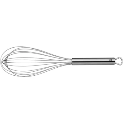 Abbildung von WMF Profi Plus Schneebesen 30 cm, Cromargan Edelstahl teilmattiert, Rührbesen, Quirl, spülmaschinengeeignet