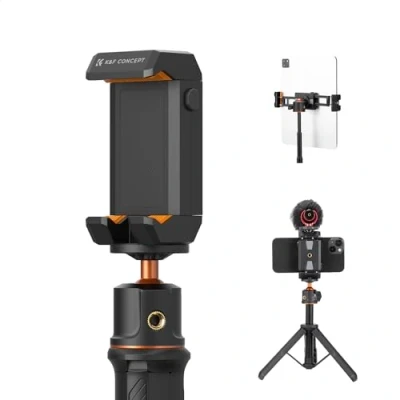 Abbildung von K&amp;F Concept Tablet Halterung, MS20 Handyhalterung,Ipad Halterung,Adapter für Stativ, Handy Halterung Ständer Adapter Tablets und Handys iPad Pro/iPad Air/iPad Mini,iPhone 15/14/13/12