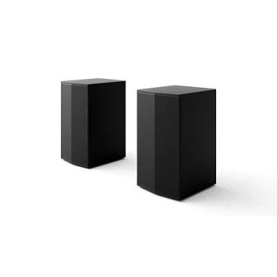Abbildung von LG SPT8 S Rücklautsprecher Set, Set für Soundbars, 100 W Leistung und 2,0 Kanäle, leistungsstarker Surround Sound, platzsparendes Design, Schwarz
