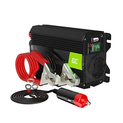 Abbildung von Green Cell PRO 300W/600W 12V auf 230V Sine Wave Volt kfz Spannungswandler Wechselrichter Power Solar Inverter DC AC Umwandler Stromwandler Wohnwagen Auto Modifizierte Sinus