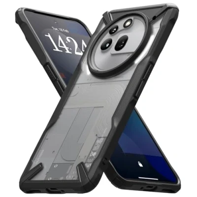 Abbildung von Ringke Fusion X Case Kompatibel mit Nothing Phone (3a) Pro Hülle, [Robuster Schutz] Robust Bumper Stoßfest Kratzfest Fortschrittliche Schutz Handyhülle Black