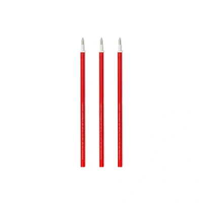 Abbildung von Legami Gelschreibermine radierbar, Set 3 Stück, Höhe 13 cm, Thermosensible Tinte, Spitze 0,7 mm