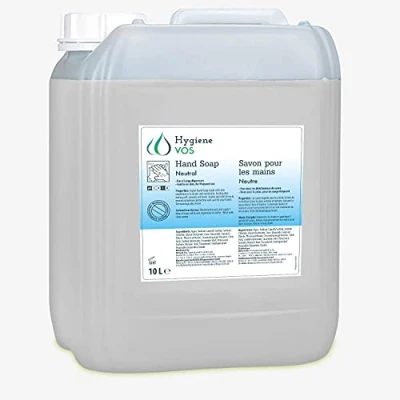 Abbildung von Hygiene VOS Cremeseife Neutrale 10 Liter milde Waschlotion Seifencreme für alle gängigen Druckspendersysteme und Seifenspender