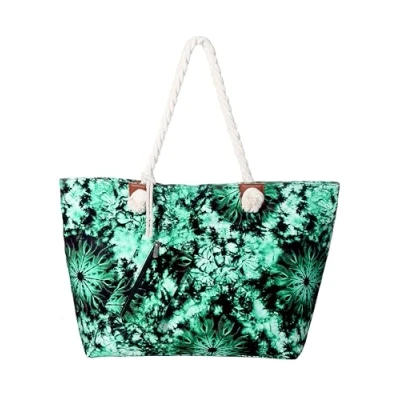 Abbildung von DonDon Badetasche XXL Familie Strandtasche Damen mit Reißverschluss Beach Bag groß Hippie Style