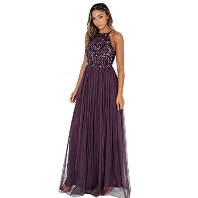 Abbildung von Maya Deluxe Damen Rl004 Mm Bridesmaid Dress, Berry, 44 EU