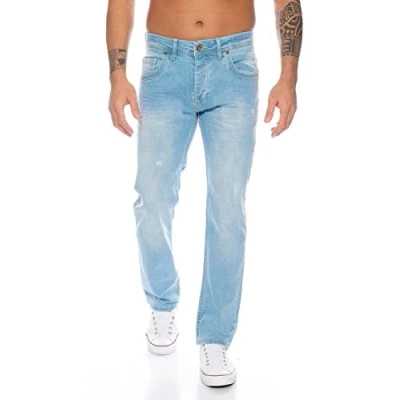 Abbildung von Rock Creek Herren Jeans Hellblau RC 331 [W32 L36]