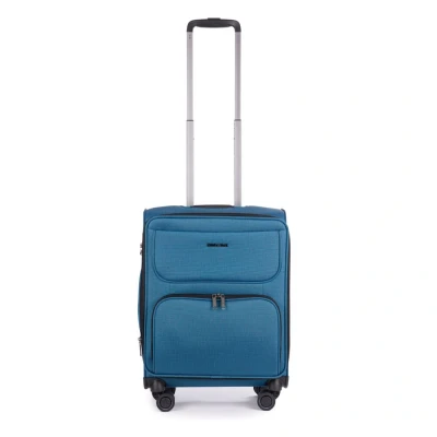 Abbildung von Stratic Bendigo Light + Weichschalen Koffer S petrol mit 4 Rollen Weichgepäck