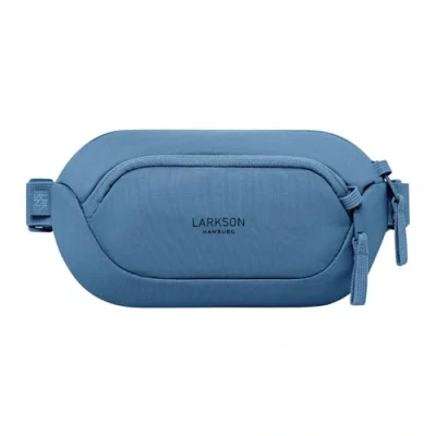 Abbildung von Larkson Sling Bag Herren &amp; Damen Blau Helge Anti Diebstahl Umhängetasche mit RFID Blocker Crossbody Bauchtasche für Alltag Reisen Mesh Polsterung Wasserabweisend