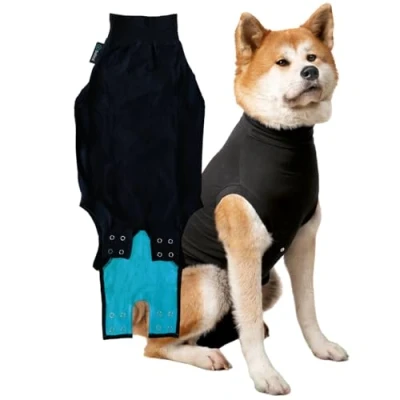 Abbildung von Suitical Recovery Suit Hund, L, Schwarz