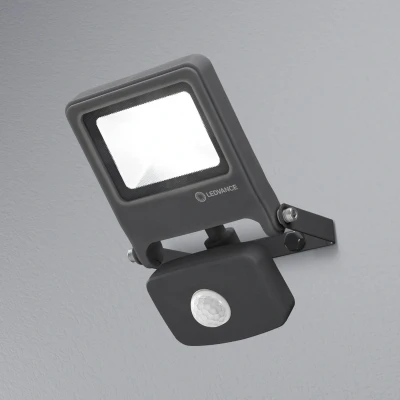 Abbildung von LEDVANCE LED Fluter, Leuchte für Außenanwendungen, integrierter Bewegungssensor, Warmweiß, 125,0 mm x 101,0 29,0 mm, ENDURA FLOOD, Weiß