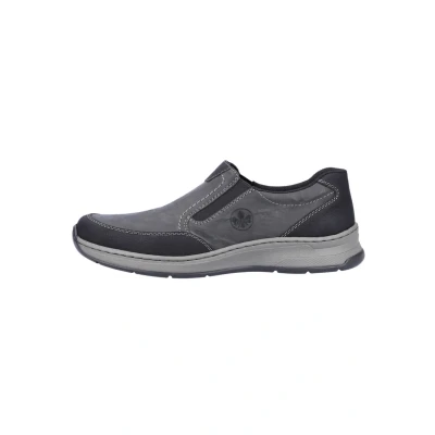 Abbildung von Rieker Slipper, Herren, Größe: 41, Black/graphite Schuhe