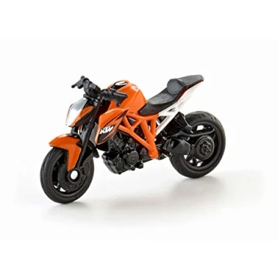 Abbildung von siku 1384, KTM 1290 Super Duke R Motorrad, Metall/Kunststoff, Orange, Bereifung aus Gummi