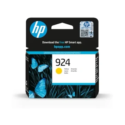 Abbildung von HP 924 (‎‎4K0U5NE) Gelb Original Druckerpatrone, für OfficeJet Pro 8124e, 8122e, 8132e, 8135e, 8134e, 8125e All in One Drucker