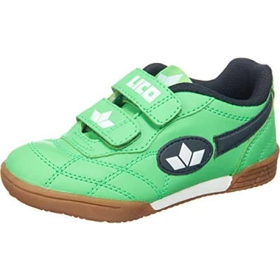 Abbildung von Lico Unisex Kinder Bernie V Hallenschuhe, Grün Marine Weiß, 37 EU