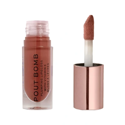 Abbildung von Makeup Revolution POUT BOMB Plumping Gloss Lipgloss Lipgloss, Damen, Größe: 4.6 ml, Cookie