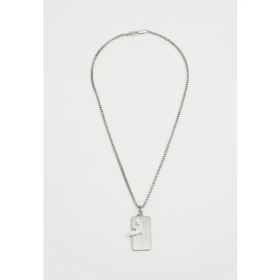 Abbildung von Emporio Armani Eagle LOGO Halskette silvercoloured, Herren, Größe: One Size, Silver/coloured