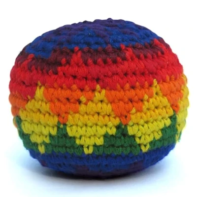 Abbildung von Siesta Hacky Sack Ball Footbag Haggysack Hackisack Bälle Häckisäck Kickbälle Jonglierbälle (EIN Ball)