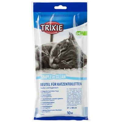 Abbildung von Trixie 4043 Simple&#039;n&#039;Clean Katzentoilettenbeutel, M, 10 St., 37 x 48 cm