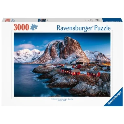 Abbildung von Ravensburger 17081 Lifestyle Scenic Places Hamnoy, Lofoten 3000 Teile Erwachsene und Kinder ab 14 Jahren, Puzzle mit Landschafts Motiv von Norwegen, Lofoten, 48 x 32 in