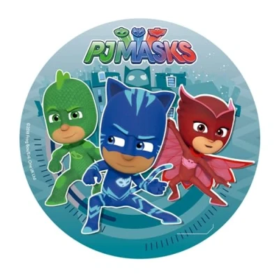 Abbildung von Dekora 160132 PJ Masks Tortenaufleger aus Esspapieraus Reispapier 20 cm
