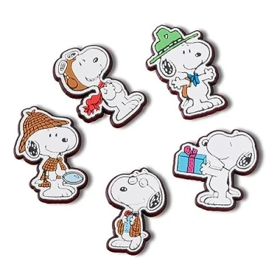 Abbildung von Crocs Peanuts Unisex 5 PACK Sonstige Accessoires multicoloured, Größe: One Size, Multi coloured