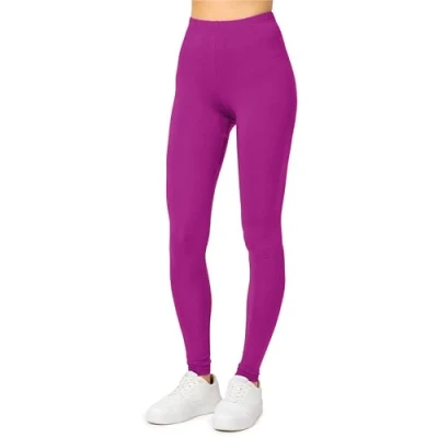 Abbildung von Merry Style Damen Lange Leggings aus Viskose MS10 143 (Fuchsie, XL)