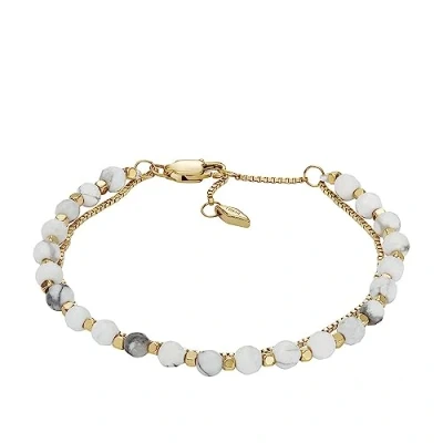 Abbildung von Fossil Armband, Damen, Größe: One Size, Guld