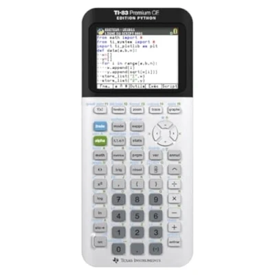Abbildung von Texas Instruments TI 83 PREMIUM CE EDITION PYTHON Grafikrechner (nur mit französischer Anleitung und Sprache)