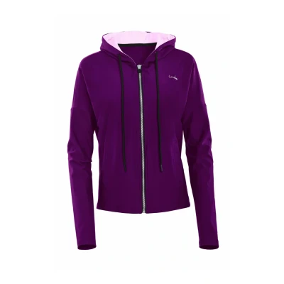 Abbildung von Winshape Functional Comfort Sweatjacke, Damen, Größe: Medium, Dark plum lavender rose