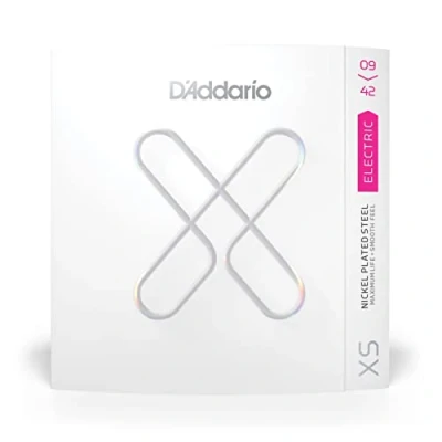 Abbildung von D&#039;Addario XSE0942, 09 42 Super Light, XS Nickel Coated Gitarrensaiten für E Gitarre