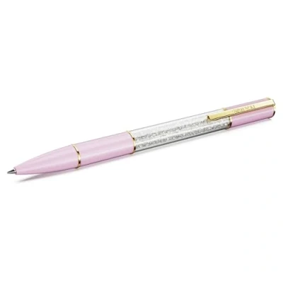 Abbildung von Swarovski Crystalline Lustre Kugelschreiber, Rosa, Goldlegierungsschicht