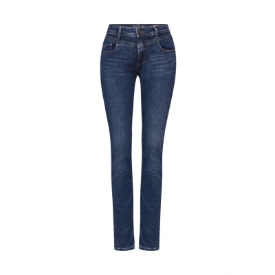 Abbildung von Street One Damen A378402 Jeans im Casual Fit, Authentic Indigo Wash, 28W / 30L