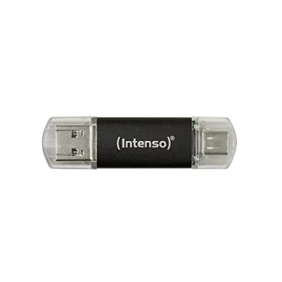 Abbildung von Intenso Twist Line 256 GB, Dual USB Stick 3.2 Gen 1x1, C und A, 70MB/s, Anthrazit