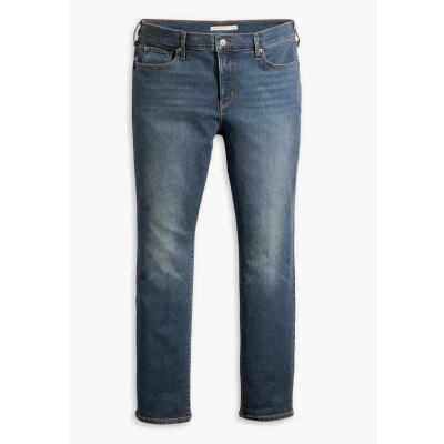 Abbildung von Levi&#039;s Plus 314 Shaping Straight Jeans Leg, Damen, Größe: 46x30, Zealous blue
